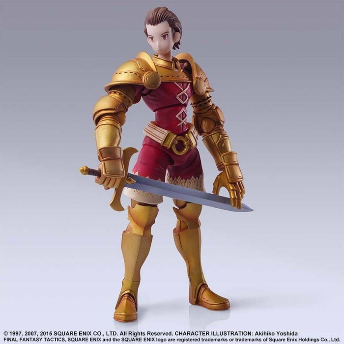 SQUARE-ENIX Delita Heiral Final Fantasy Tactics Bring Arts 14cm