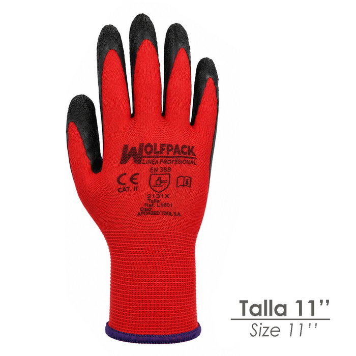 WOLFPACK LINEA PROFESIONAL Gants Gripflex Latex et Nylon Taille 11</div>