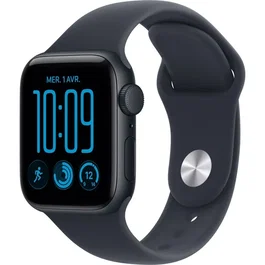 Apple Watch SE 3 GPS - 40mm - Boîtier Midnight Aluminium - Bracelet Navy Blue Sport Band - S/M