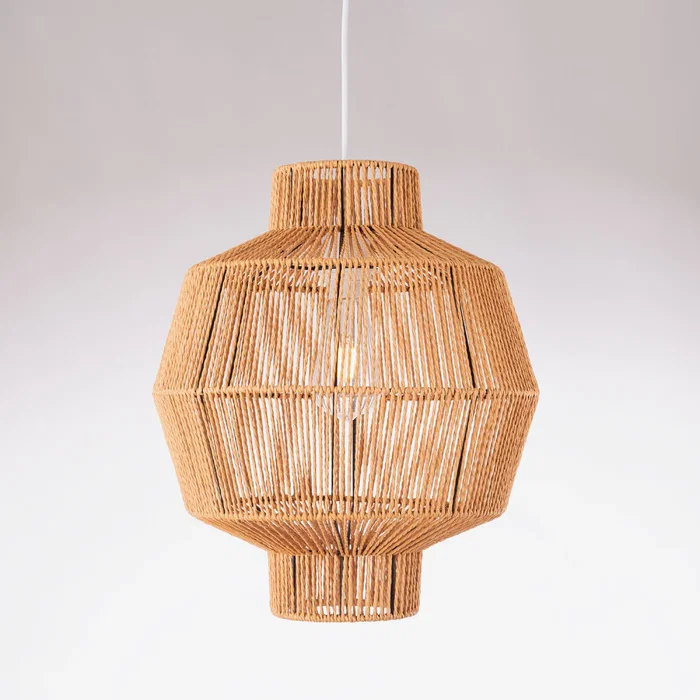 Lampe Suspendue "Barishal" Corde Naturelle SKD-P80013 Lampe Suspendue "Barishal" Corde Naturelle SKD-P80013