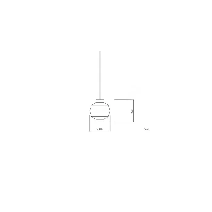 Lampe Suspendue "Barishal" Corde Naturelle SKD-P80013 Lampe Suspendue "Barishal" Corde Naturelle SKD-P80013