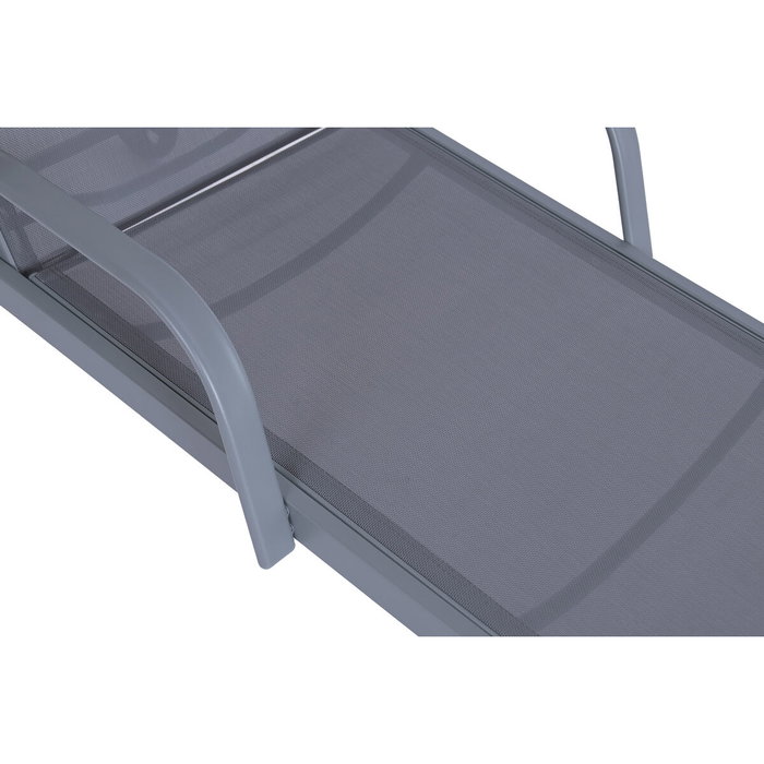 Chaise longue Home ESPRIT Gris clair 199 X 63 X 101 CM