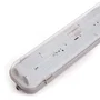 BX3-CX-YH4236T - BX3 LIGHT Luminarium étanche IP65, écran pour 2 tubes LED 2x36W 1200mm, surface/suspendu, pour garage, industrie