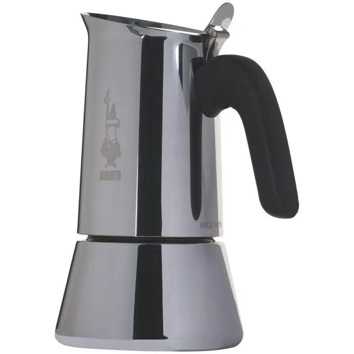 Bialetti Cafetière italienne VENUS, capacité 6 tasses, argent, compatible induction + 1 paquet café Moka Classico 250 g