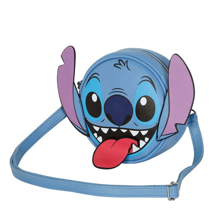 KARACTERMANIA Bolso Disney Tongue Stitch à motif, sac à bandoulière pour femme 18.5x18.5x6 cm