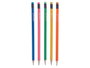 Pincello Set de 5 crayons fluo avec gomme et dimensions 8 x 24.5 x 0.5 cm (Set de 48)