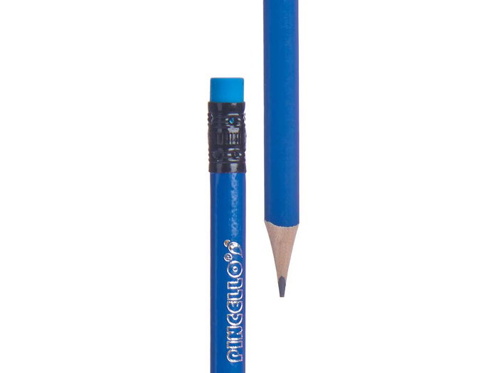 Pincello Set de 5 crayons fluo avec gomme et dimensions 8 x 24.5 x 0.5 cm (Set de 48)