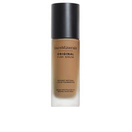 Bare Minerals Fond de Teint Liquide Original Pure Sérum #Medium Deep Warm 4 30 ml Finition Naturelle SPF 20