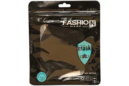 Fashion Masque en textile noir réutilisable