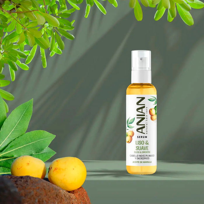 Anian Sérum Lisse & Doux Lumineux Soyeux à l'Huile de Marula Vegan 100 ml