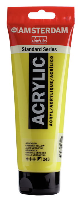 Amsterdam Standard Series Peinture Acrylique Jaune Verdâtre 243 - 250 ml Amsterdam Standard Series Peinture Acrylique Jaune Verdâtre 243 - 250 ml