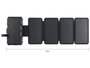 Sandberg Solar 5-Panel Powerbank 27000 – Batterie externe solaire portable 27000 mAh avec panneaux solaires, ports USB-A, USB-C et charge sans fil