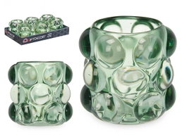 GIFTDECOR Porte-bougie Sphérique Vert