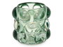 Giftdecor Porte-bougie boule vert 8,4 x 9 x 8,4 cm verre (Set de 12)