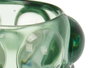 Giftdecor Porte-bougie boule vert 8,4 x 9 x 8,4 cm verre (Set de 12)