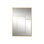Home ESPRIT Miroir mural doré 60 x 2 x 90 cm