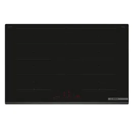 Bosch Table de cuisson à induction PXY83KHC1E 80 cm Noir 4 feux 7400 W DirectSelect avec PerfectFry Plus, FlexInduction Plus et Home Connect