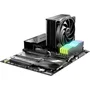 be quiet! Pure Rock 3 BK039 Ventirad CPU Noir avec ventilateur Pure Wings 3 120 mm PWM, 4 caloducs HDT, design compact et haut refroidissement pour processeurs AMD Ryzen/Intel