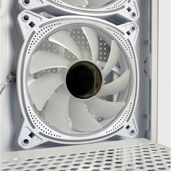 LC-Power LC-715W-ON Midi Tower Gaming Case, Blanc