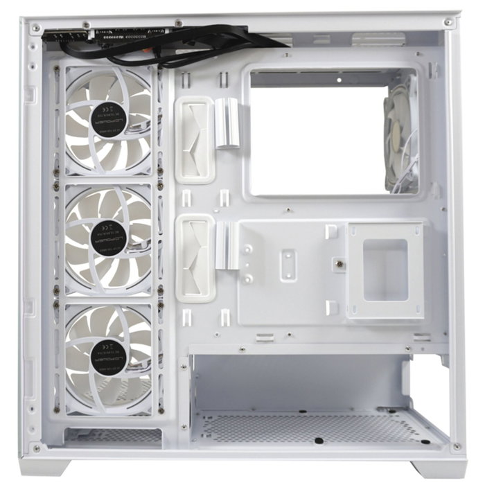 LC-Power LC-715W-ON Midi Tower Gaming Case, Blanc