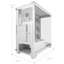 LC-Power LC-715W-ON Midi Tower Gaming Case, Blanc