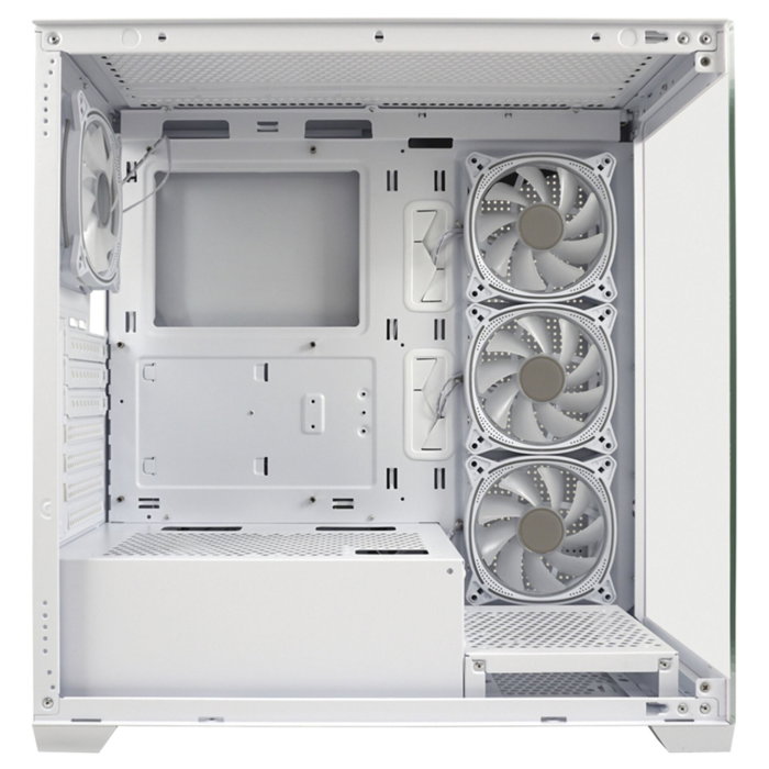 LC-Power LC-715W-ON Midi Tower Gaming Case, Blanc