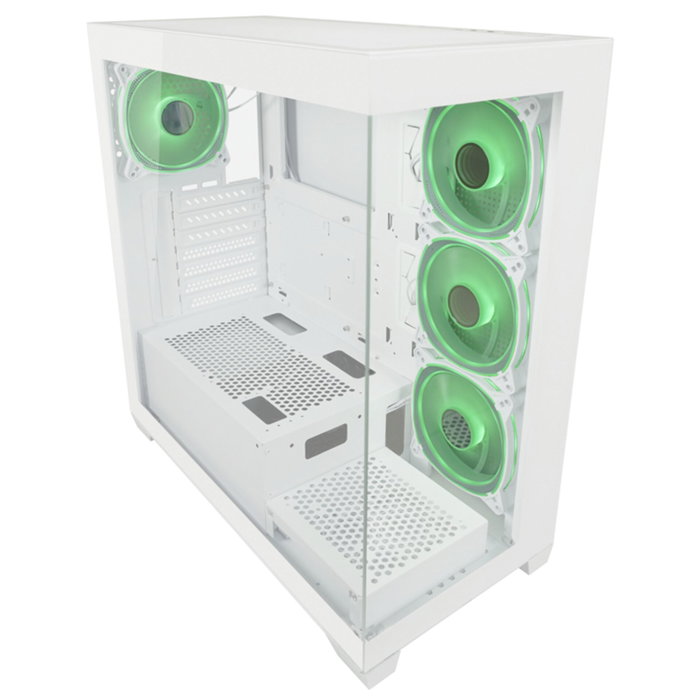 LC-Power LC-715W-ON Midi Tower Gaming Case, Blanc