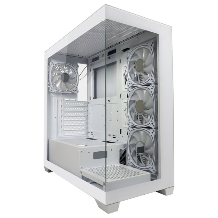 LC-Power LC-715W-ON Midi Tower Gaming Case, Blanc