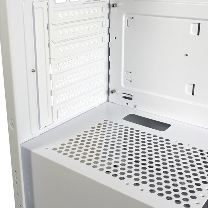 LC-Power LC-715W-ON Midi Tower Gaming Case, Blanc