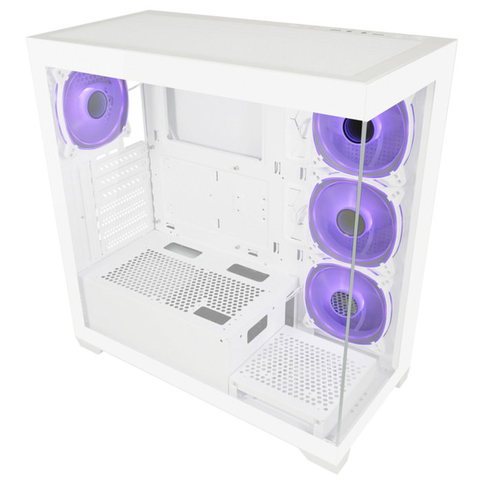 LC-Power LC-715W-ON Midi Tower Gaming Case, Blanc