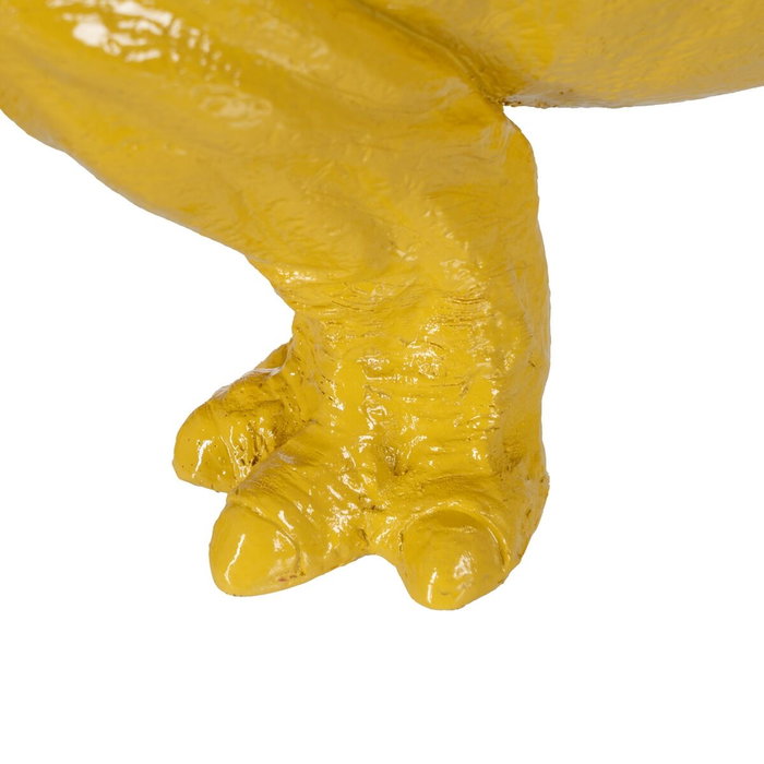 BigBuy Home Figurine Décorative Hippopotame Jaune BigBuy Home Figurine Décorative Hippopotame Jaune