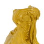 BigBuy Home Figurine Décorative Hippopotame Jaune