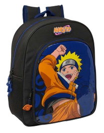 Safta Sac à dos junior Naruto Ninja avec adaptateur pour chariot 32 x 38 x 12 cm