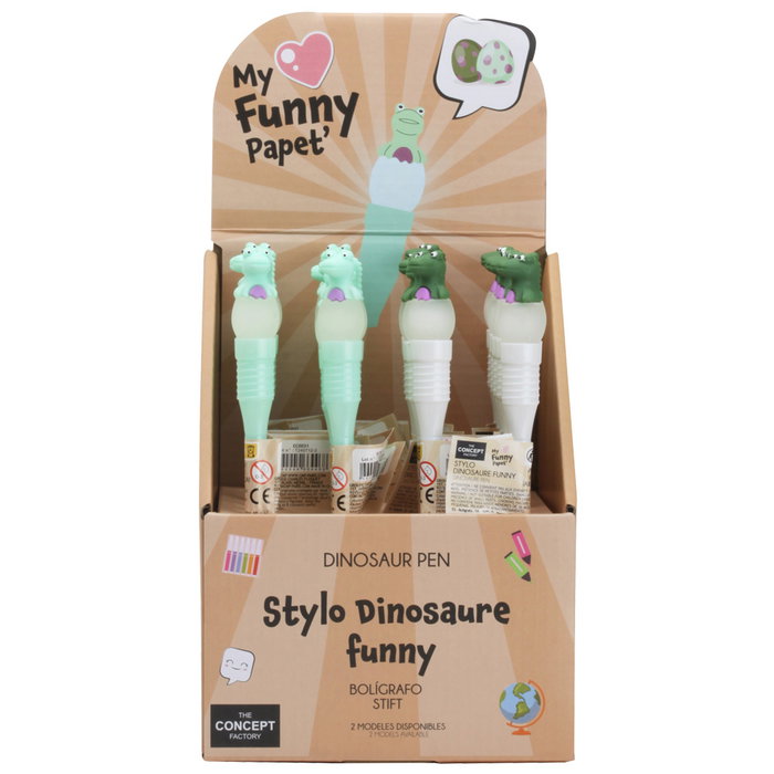 The Concept Factory Stylo Dinosaure MY FUNMY PAPET The Concept Factory Stylo Dinosaure MY FUNMY PAPET