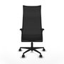 Piqueras y Crespo Chaise de Bureau Albacete XL Blanc et Noir