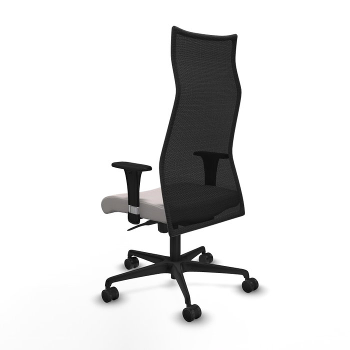 Piqueras y Crespo Chaise de Bureau Albacete XL Blanc et Noir Piqueras y Crespo Chaise de Bureau Albacete XL Blanc et Noir