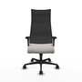 Piqueras y Crespo Chaise de Bureau Albacete XL Blanc et Noir