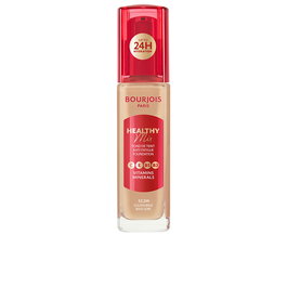 Bourjois - Fond de teint Healthy Mix Clean, base de maquillage, nuance 52.2W Beige doré, 30 ml, 85% d'ingrédients d'origine naturelle, formule vegan