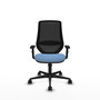 PIQUERAS Y CRESPO Chaise de Bureau Mardos Synchro Bleu ciel