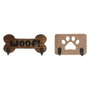 Home ESPRIT Portemanteau Urbaine Marron Noir (2 Unités)
