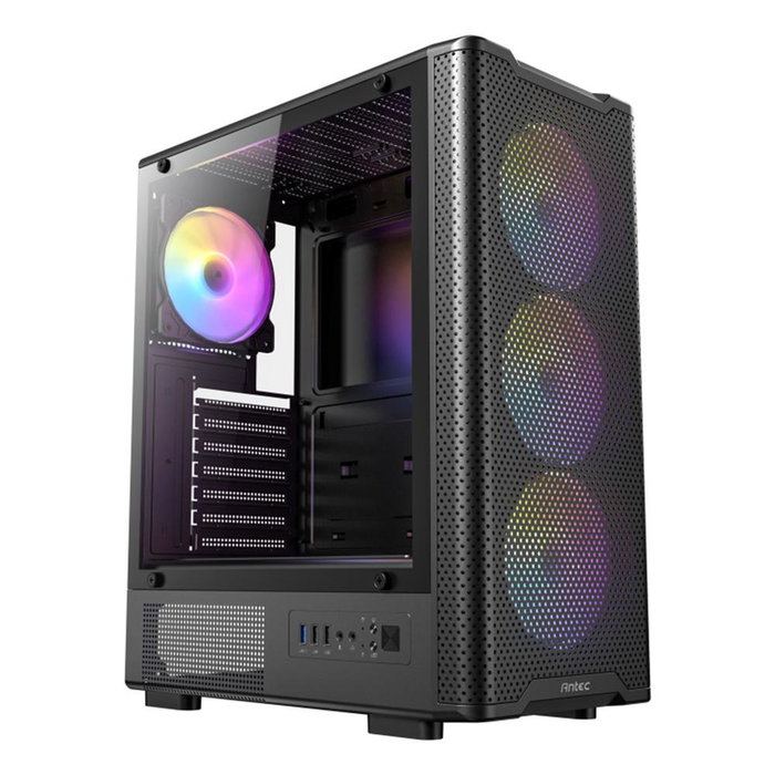 Antec VX-320 Boîtier PC Gaming ATX Mid Tower avec 4 Ventilateurs ARGB et Panneau en Verre Trempé Antec VX-320 Boîtier PC Gaming ATX Mid Tower avec 4 Ventilateurs ARGB et Panneau en Verre Trempé