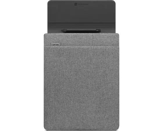 Lenovo Housse pour ordinateur portable Yoga 16 pouces grise - Compartiment dédié avec fermeture magnétique, en matériaux recyclés PET