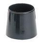 Micel CNT01 Contera ronde renforcée noir 20mm pour pattes de meubles, 25 pièces
