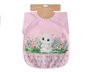 KioKids Babero Imperméable avec Manchons Rose - Protection 360° pour Bébé Alimentation et Peinture