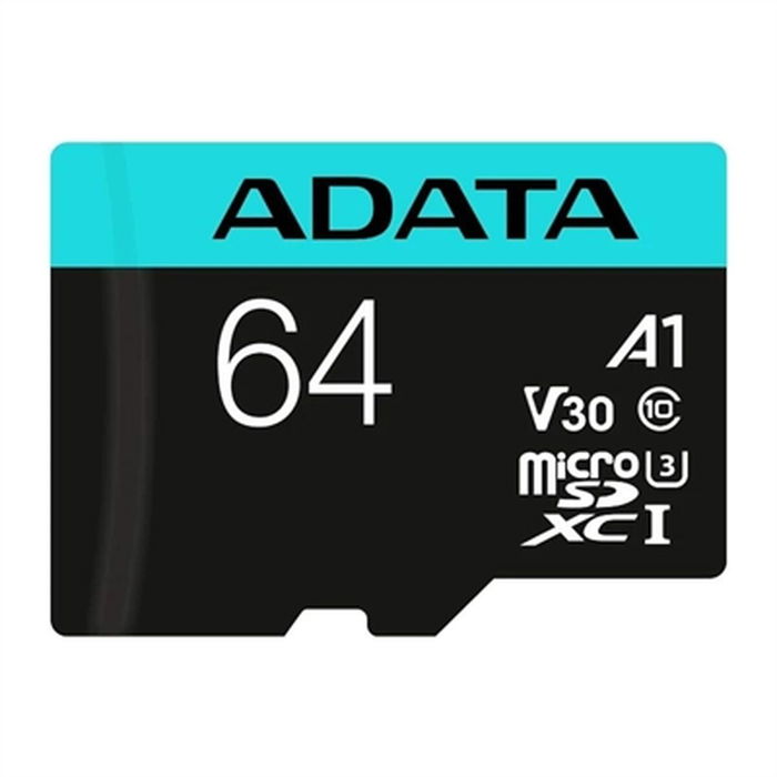Carte Micro SD Adata AUSDX64GUI3V30SA2 64 GB Carte Micro SD Adata AUSDX64GUI3V30SA2 64 GB