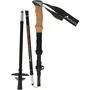 Whistler Beckley Bâtons de Marche Pliables en Aluminium 7075 Noir - Trekking et Randonnée