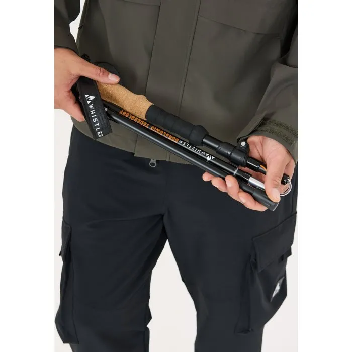 Whistler Beckley Bâtons de Marche Pliables en Aluminium 7075 Noir - Trekking et Randonnée