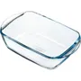 Pyrex Plat Air Fryer 1450143 en verre borosilicate rectangulaire 23 x 15 cm, résistant à la chaleur, pour cuisson et service, passe au lave-vaisselle