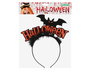 Diadema - Diadème pour Halloween avec Mot 'Halloween' et Chauve-souris, Noir et Orange, pour Costume de Sorcière ou Vampire