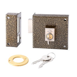 CVL Serrure en applique Cvl1124a Gauche avec cylindre rond